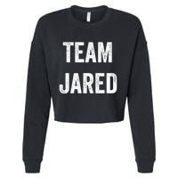 Team Jared Go Jared Supporter Cheer Fan Cropped Pullover Crew
