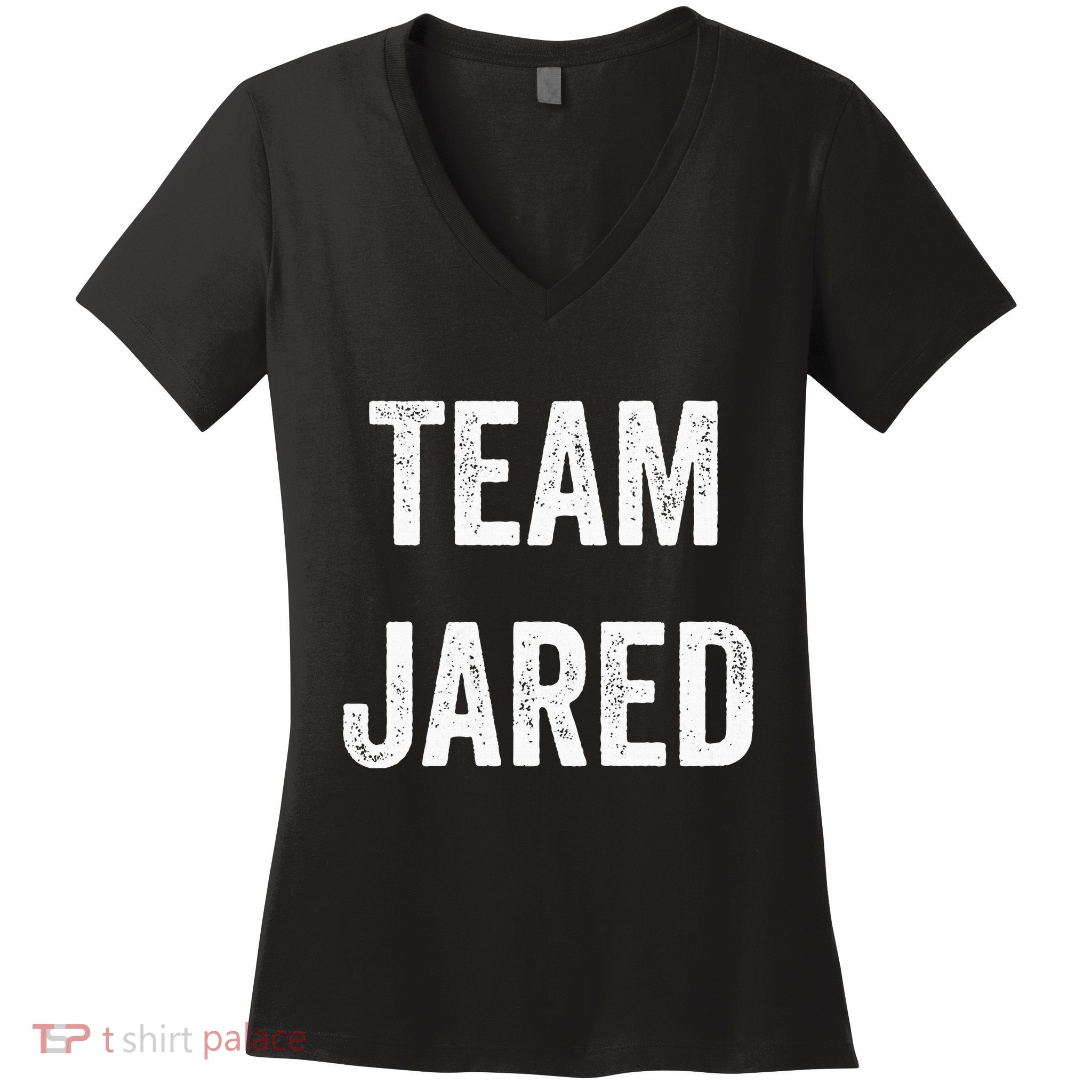 Team Jared Go Jared Supporter Cheer Fan Women's V-Neck T-Shirt
