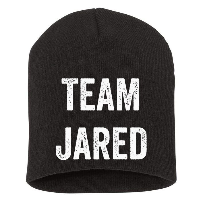 Team Jared Go Jared Supporter Cheer Fan Short Acrylic Beanie