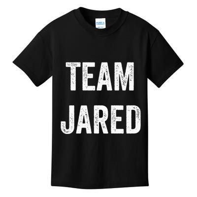 Team Jared Go Jared Supporter Cheer Fan Kids T-Shirt