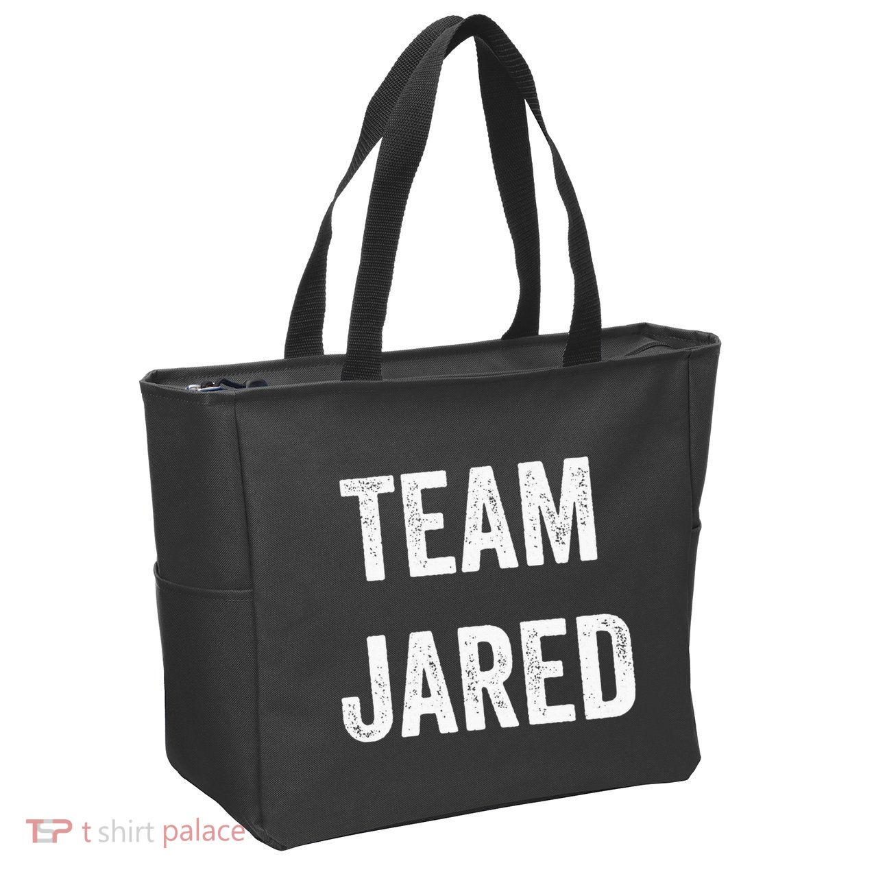 Team Jared Go Jared Supporter Cheer Fan Zip Tote Bag