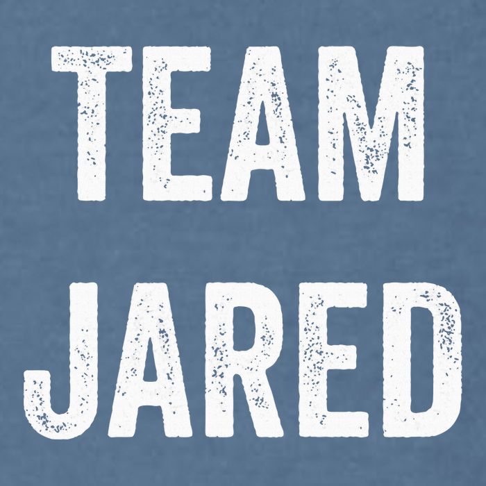 Team Jared Go Jared Supporter Cheer Fan Garment-Dyed Sweatshirt