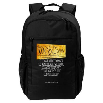 Thomas Jefferson Greatest Danger To American Freedom Backpack
