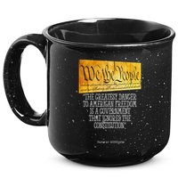 Thomas Jefferson Greatest Danger To American Freedom 15oz Campfire Ceramic Mug
