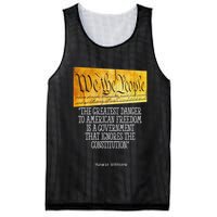 Thomas Jefferson Greatest Danger To American Freedom Mesh Reversible Basketball Jersey Tank