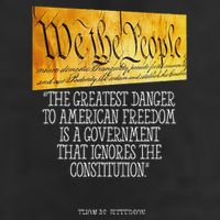 Thomas Jefferson Greatest Danger To American Freedom 25L Jumbo Tote