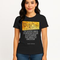 Thomas Jefferson Greatest Danger To American Freedom Womens T-Shirt