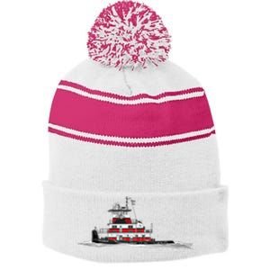 Tug Jack Holland Stripe Pom Pom Beanie