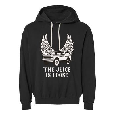 The Juice Is Loose Oj Simpson Garment-Dyed Fleece Hoodie