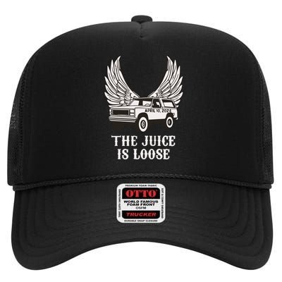 The Juice Is Loose Oj Simpson High Crown Mesh Back Trucker Hat