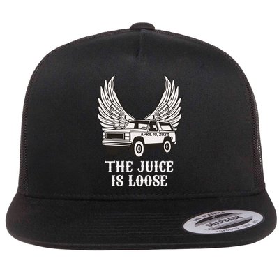 The Juice Is Loose Oj Simpson Flat Bill Trucker Hat