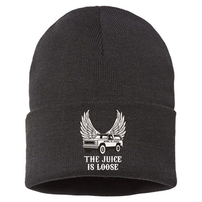 The Juice Is Loose Oj Simpson Sustainable Knit Beanie