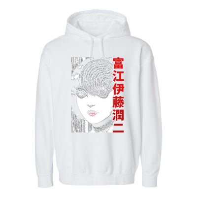 Tomie Junji Ito Garment-Dyed Fleece Hoodie