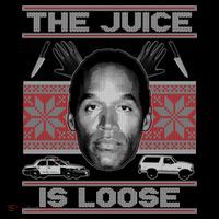 The Juice Is Loose OJ Ugly Christmas Sweater 16 in Basic Backpack