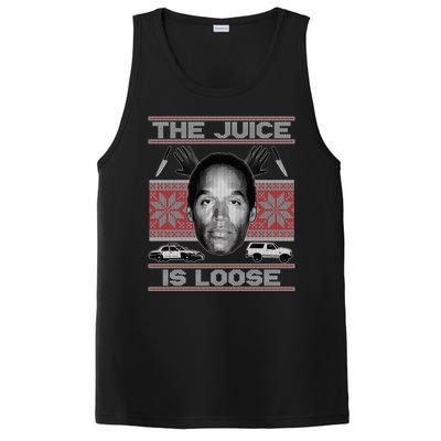 The Juice Is Loose OJ Ugly Christmas Sweater PosiCharge Competitor Tank