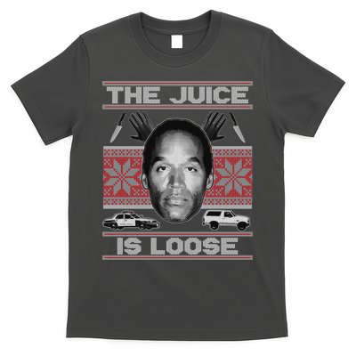 The Juice Is Loose OJ Ugly Christmas Sweater T-Shirt
