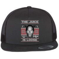The Juice Is Loose OJ Ugly Christmas Sweater Flatbill Hat