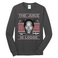 The Juice Is Loose OJ Ugly Christmas Sweater Tall Long Sleeve T-Shirt