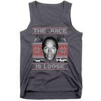 The Juice Is Loose OJ Ugly Christmas Sweater Tank Top