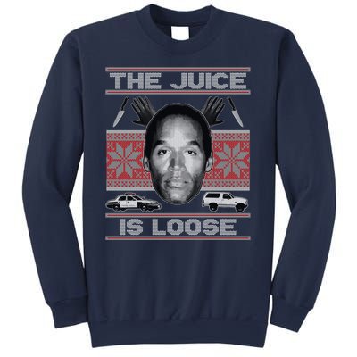 The Juice Is Loose OJ Ugly Christmas Sweater Sweatshirt