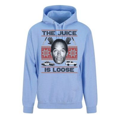 The Juice Is Loose OJ Ugly Christmas Sweater Unisex Surf Hoodie