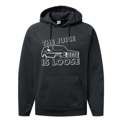 The Juice Is Loose Performance Fleece Hoodie