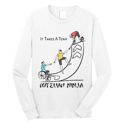 The Jewish Inspiration Foundation - Mitzvah Ninja Supporter Long Sleeve Shirt