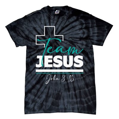 Team Jesus John 316 Christian Religious Bible Church Tie-Dye T-Shirt