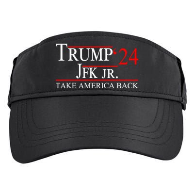 Trump JFK Jr Take America Back 2024 Adult Drive Performance Visor