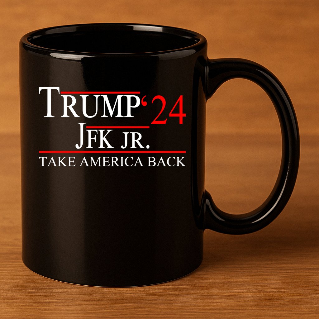 Trump JFK Jr Take America Back 2024 11oz C Handle Ceramic Mug