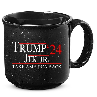 Trump JFK Jr Take America Back 2024 15oz Campfire Ceramic Mug