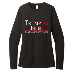 Trump JFK Jr Take America Back 2024 Womens CVC Long Sleeve Shirt