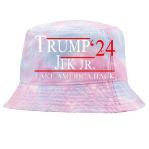 Trump JFK Jr Take America Back 2024 Tie-Dyed Bucket Hat