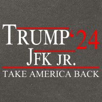 Trump JFK Jr Take America Back 2024 Cotton Canvas Backpack
