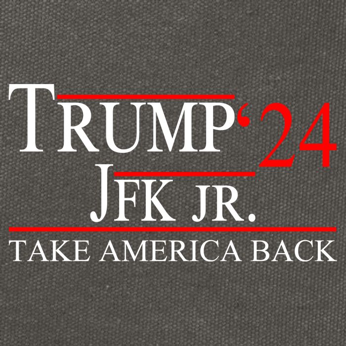 Trump JFK Jr Take America Back 2024 Cotton Canvas Backpack