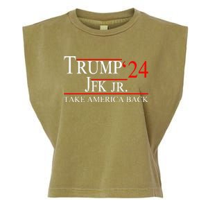 Trump JFK Jr Take America Back 2024 Garment-Dyed Women's Muscle Tee