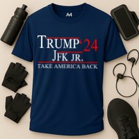 Trump JFK Jr Take America Back 2024 Cooling Performance Crew T-Shirt