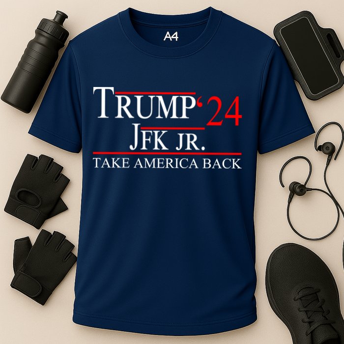 Trump JFK Jr Take America Back 2024 Cooling Performance Crew T-Shirt