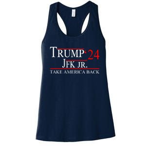 Trump JFK Jr Take America Back 2024 Women's Racerback Tank