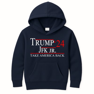 Trump JFK Jr Take America Back 2024 Kids Hoodie