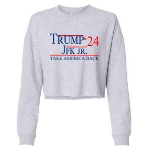 Trump JFK Jr Take America Back 2024 Cropped Pullover Crew