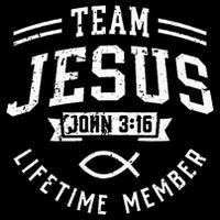 Team Jesus John 316 Lifetime Member God Christian Gift Flatbill Hat