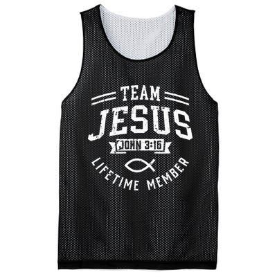 Team Jesus John 316 Lifetime Member God Christian Gift Mesh Reversible Basketball Jersey Tank