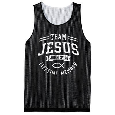 Team Jesus John 316 Lifetime Member God Christian Gift Mesh Reversible Basketball Jersey Tank