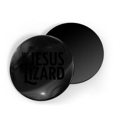 The Jesus Lizard Black Retro Vintage Text On Funny Christian Magnet