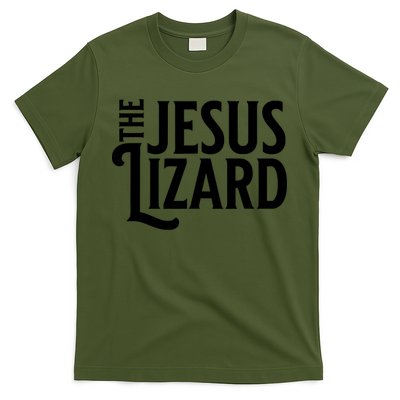 The Jesus Lizard Black Retro Vintage Text On Funny Christian T-Shirt