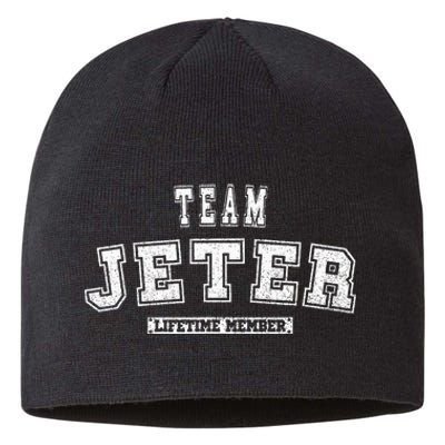 Team Jeter Lifetime Member Family Last Name Sustainable Beanie