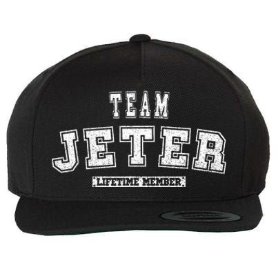 Team Jeter Lifetime Member Family Last Name Wool Snapback Cap