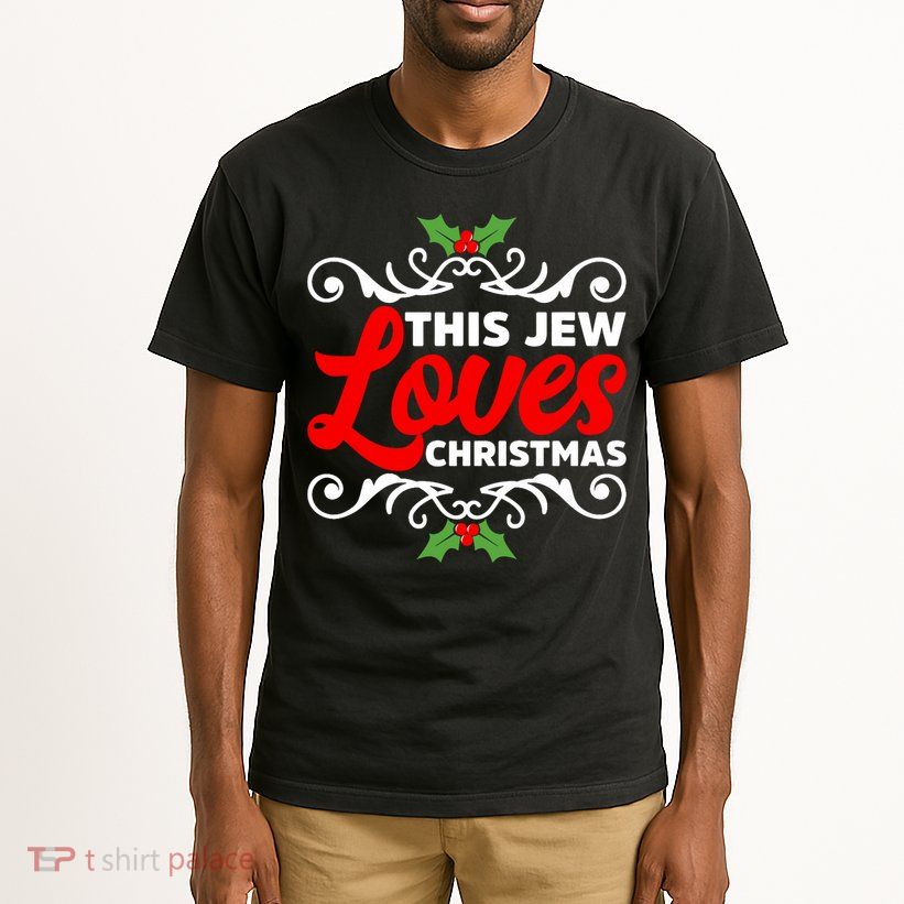 This Jew Loves Christmas Eve Celebration Winter Xmas Tall T-Shirt