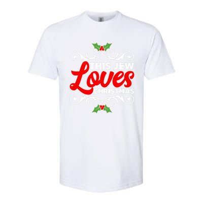 This Jew Loves Christmas Eve Celebration Winter Xmas Softstyle® CVC T-Shirt